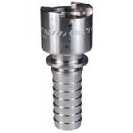 303 Stainless Steel Dix-Lock™ N-Series Bowes Interchange Coupler Standard Hose Barb